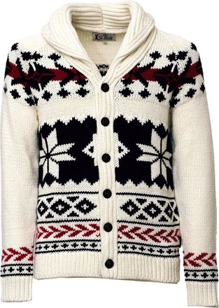 MC2 Saint Barth Geometric Embroidered Wool-Blend Cardigan