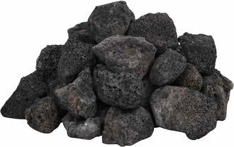 vidaXL Rocas Volc&aacute;nicas Negras 25 Kg 3-5 Cm Vidaxl