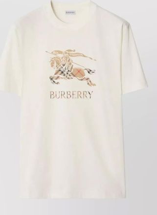 Burberry ekd cotton t shirt crew neck