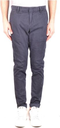 Dondup Stijlvolle Broeken voor Mannen en Vrouwen - Heren - Slim Fit Broeken - Blauw - W36 - Broeken