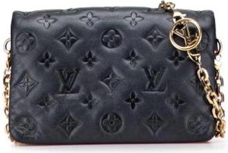 Louis Vuitton Pre-owned Coussin - Dames - Vintage Schoudertas - Zwart - ONE Size - Leer - Vintage