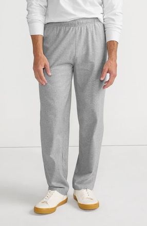 Lands End Jersey Knit Pant in Gray Heather at Nordstrom, Size Xx-Large X 31