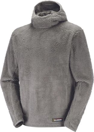 Salomon Thernova Fleece HD - Heren - Fleece jassen - Grijs - M - Leer - Fitness