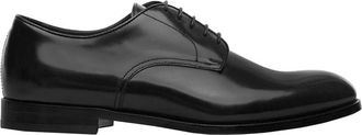 Doucal's Zwarte Schoenen met Veters Elegante Stijl - Heren - Nette schoenen - Zwart - 40 EU - Leer - Schoenen