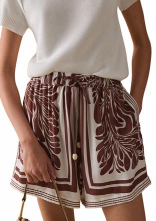 SANCIA Raye Shorts In Dark Brown