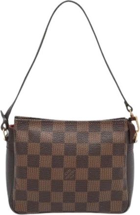 Louis Vuitton Pre-owned Canvas Mini Bag - Dames - Vintage Mini Tas - Bruin - ONE Size - Vintage