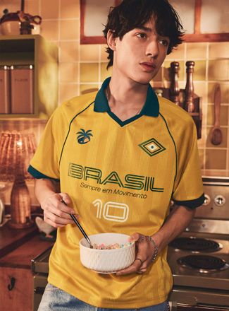 Djab Mens Multi-logo soccer jersey