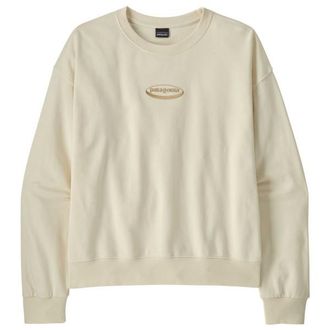 Patagonia 95 Oval Logo Daily Crew Pullover f&uuml;r Damen | beige