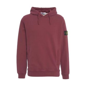 Stone Island Red Hoodie Rosso Aw25