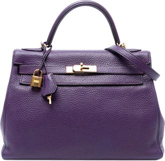Herm&egrave;s Ultra Violet Togo Kelly II Retourne 32
