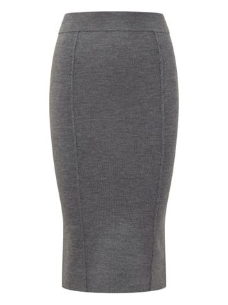Pinko knitted pencil skirt - Grey