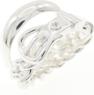 Herm&egrave;s Silver Silver 925 Band Ring (Pre-Owned)