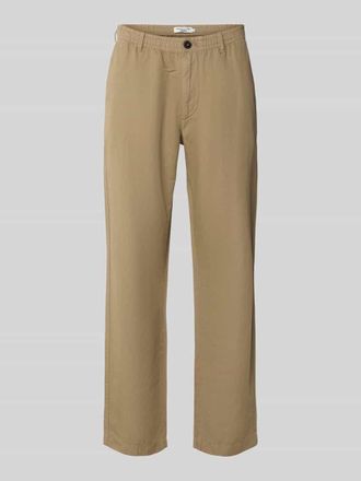 Marc O'Polo Denim Marc OPolo Denim Relaxed Fit Chino aus Baumwolle-Leinen-Mix Modell FILIP RELAXED in Graphit, Gr&ouml;&szlig;e XXL
