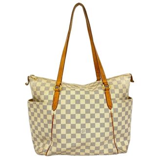 Louis Vuitton White Tote Bag (Pre-Owned)