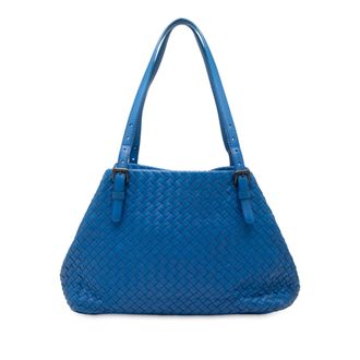 Bottega Veneta Tweedehands Middelgrote Nappa Intrecciato Cesta Tote