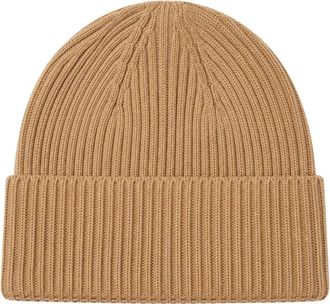 Laneus Gebreide muts - unisex - Hoeden - Beige - ONE Size - Accessoires