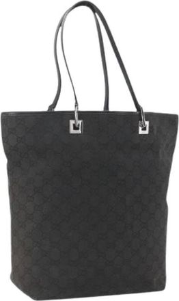 Gucci Pre-owned Tote Bags, female, Black, Size: ONE SIZE Pre-owned Vintage Tote Bag