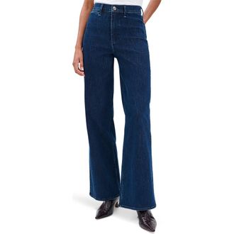 Rag & Bone Flexi Hadley High Waist Wide Leg Jeans in Lulu at Nordstrom Rack, Size 30