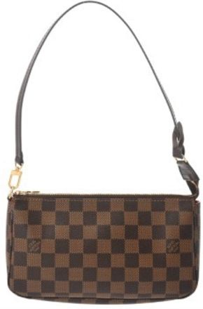 Louis Vuitton Brown Damier Canvas Pochette Pouch (Pre-Owned)