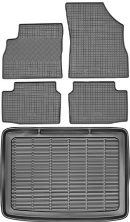 OEM Juego De Alfombrillas De Goma Para Coche Y Maletero Para Opel Astra V K Hatchback (2015-2021)