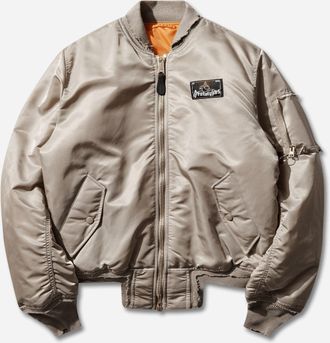 Prototypes Alpha Industries Sprayed Bomber Jacket Sand