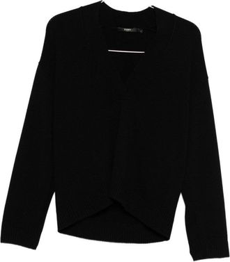 Seventy Black Wool And Cashmere Sweater