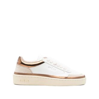 Ghoud Sneakers, female, Multicolor, 5 UK, White Panelled Trainers Logo Detail