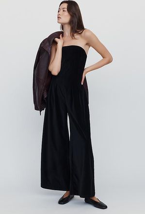 Exquise Tobie Velvet Jumpsuit