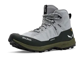 Salewa Pedroc Light Mid Ptx Mens Hiking Boots Alloy/Faded Green : 10.5 M, Synthetic