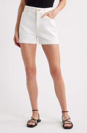 Frame Denim The Charm High Waist Denim Shorts in Au Natural Clean at Nordstrom Rack, Size 32
