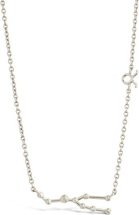 Sterling Forever Station Constellation Pendant Necklace