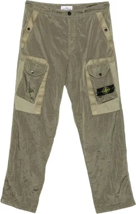 Stone Island Broeken, Heren, Groen, W36, Straight Broeken