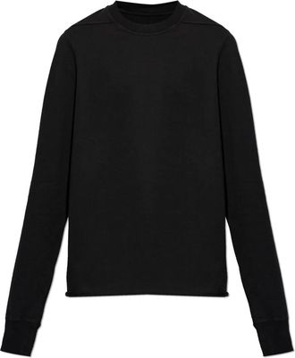 Rick Owens Hoodies & sweatvesten, Heren, Zwart, 2Xl, Katoen, Sweatshirt met Decoratieve Band