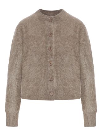 Lisa Yang brushed cashmere cardigan - Neutrals