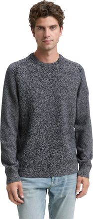 Tom Tailor Strickpullover mit Logo Stickerei am Arm