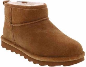 Bearpaw Womens Shorty Ankle Boot In Hickory