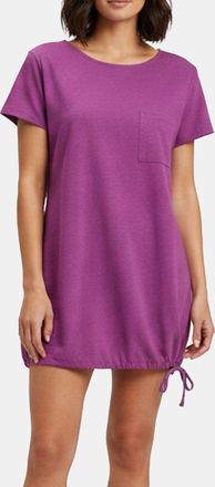 424 Marina Sport By Marina Rinaldi Purple Jersey Short Sleeve Top