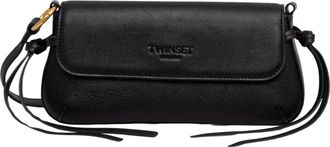 Twinset Bowling Bag - Dames - Schoudertassen - Zwart - ONE Size - Leer - Tassen