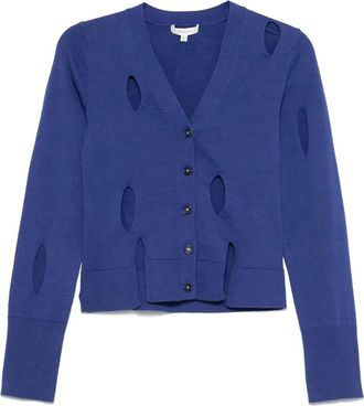 J.W.Anderson Cardigan con dettaglio cut-out - Blu