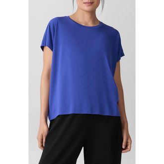 Eileen Fisher Crewneck Wedge Top in Royal at Nordstrom Rack, Size X-Small