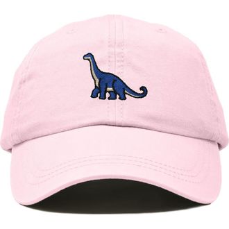 Dalix Brachiosaurus Dad Cap in Washed Pink at Nordstrom