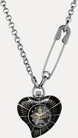 Vivienne Westwood Heart Pendant Watch Stainless Steel Women