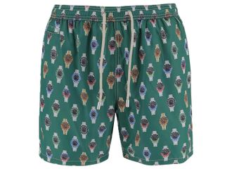 MC2 Saint Barth Green Lighting Micro Fantasy Swim Shorts