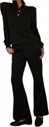 Nation Ltd Reece Sweatpant In Jet Black