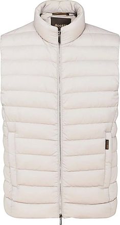 Moorer padded gilet - men - Polyurethane/Polyamide - 46 - Neutrals