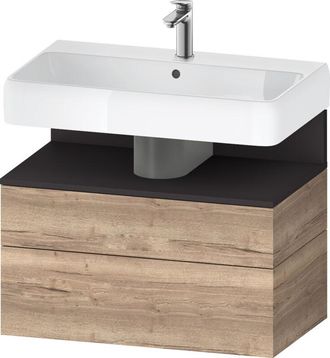 Duravit Qatego Mueble Bajo Lavabo, 1 Extra&iacute;ble Y 1 Caj&oacute;n, - Duravit