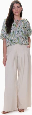 Rebecca Taylor Isla Bubble Crop Top in Seafoam Multi at Nordstrom, Size X-Small