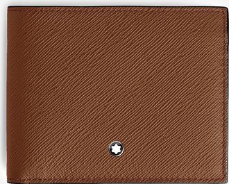 Montblanc Brieftasche aus Saffianoleder Sartorial 6cc Fauve