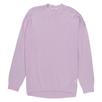 Tibi Dusty Lavendar Slit Detail Oversized Pullover, Size XX-Small