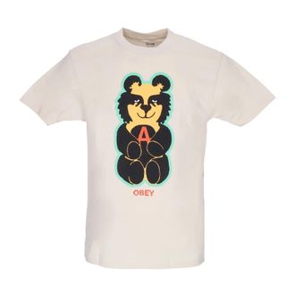 Obey Heren, Tops, Beige, Maat: S Katoen